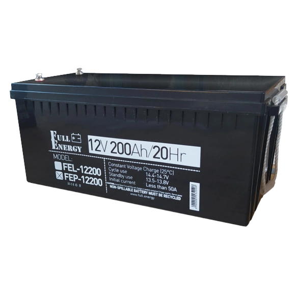 full energy fep-12200 акумулятор 12в 200 а•г