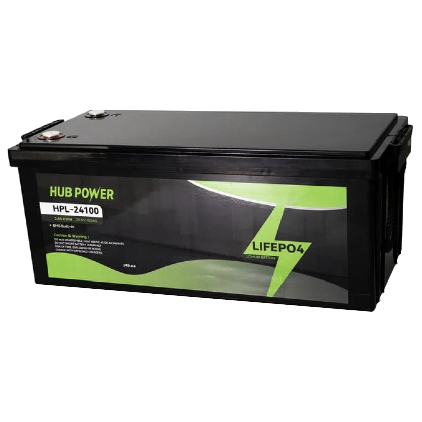 hub power hpl-12200 lifepo4 12в/200а•г акумуляторна батарея