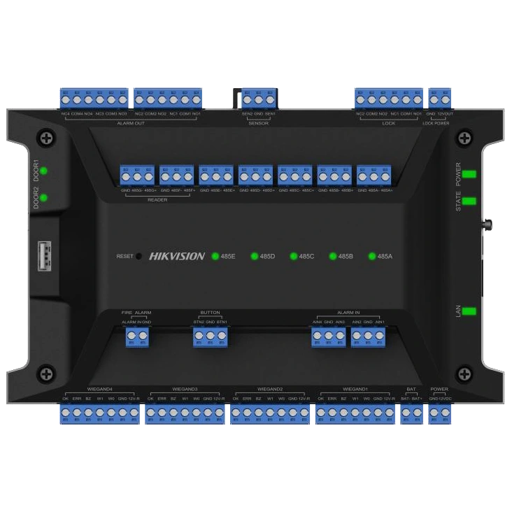 hikvision ds-k2702x(p) контролер для двох дверей
