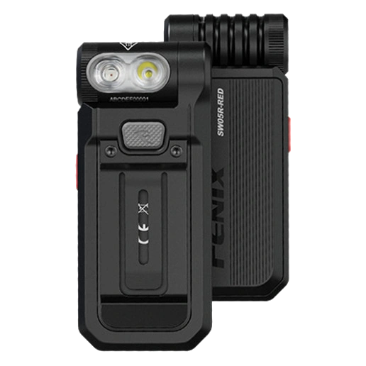 fenix sw05r-red led чорний ліхтар ручний
