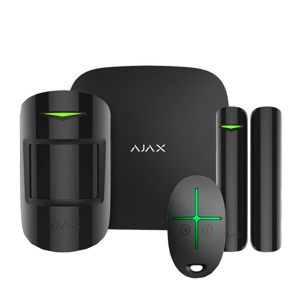 ajax starterkit 2 (8eu) black охоронної сигналізації комплект