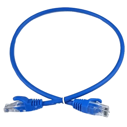 eserver utp cat5e патч-корд блакитний 0.25м