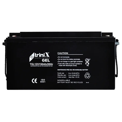 trinix tgl12v150ah/20hr акумулятор гелевий 12в 150а•год