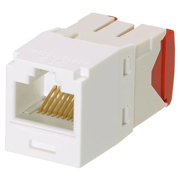 panduit cj5e88tgaw модуль mini-com rj45 utp, кат.5е, білий
