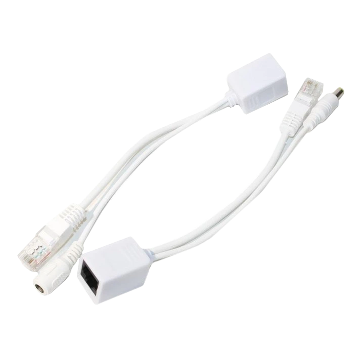 oem q50 пасивний (пара) 802.3at (30вт) з портами ethernet 10/100mbps poe інжектор