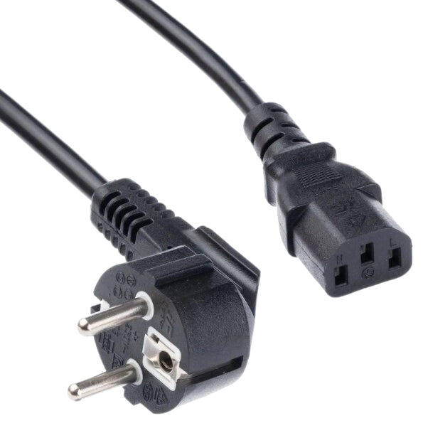 с13-cee 7/7 шнур живлення 1.8 м, 0.75 мм2, kingda