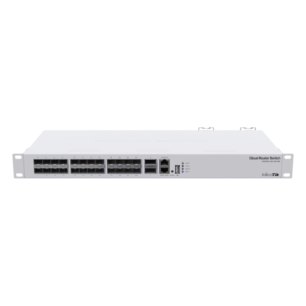mikrotik crs326-24s+2q+rm комутатор 24 порти керований