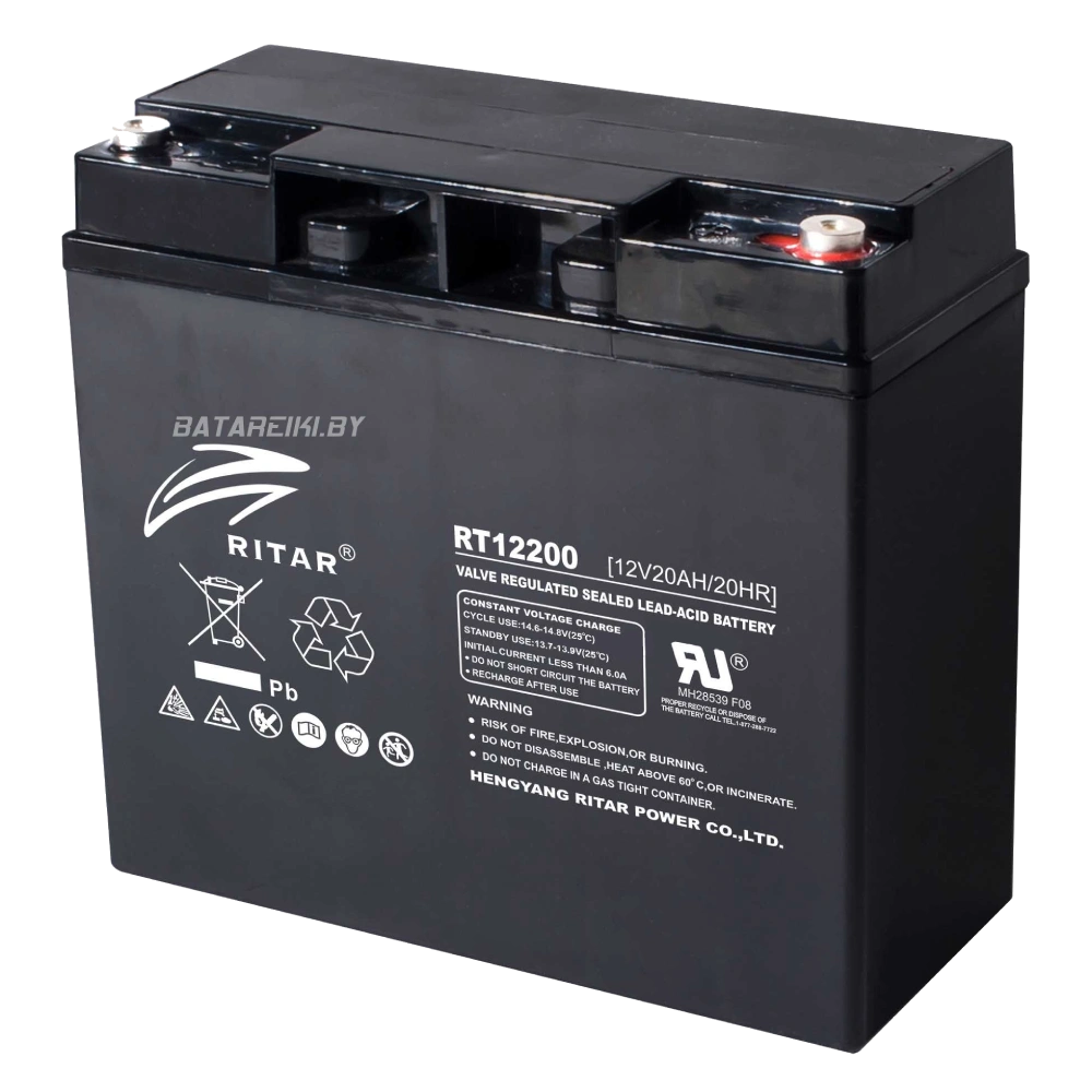 ritar rt12200 (12v20ah) акумуляторна батарея