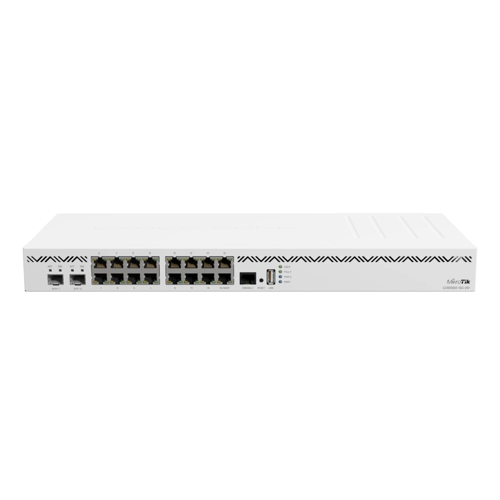 mikrotik ccr2004-16g-2s+ 18-портовий маршрутизатор