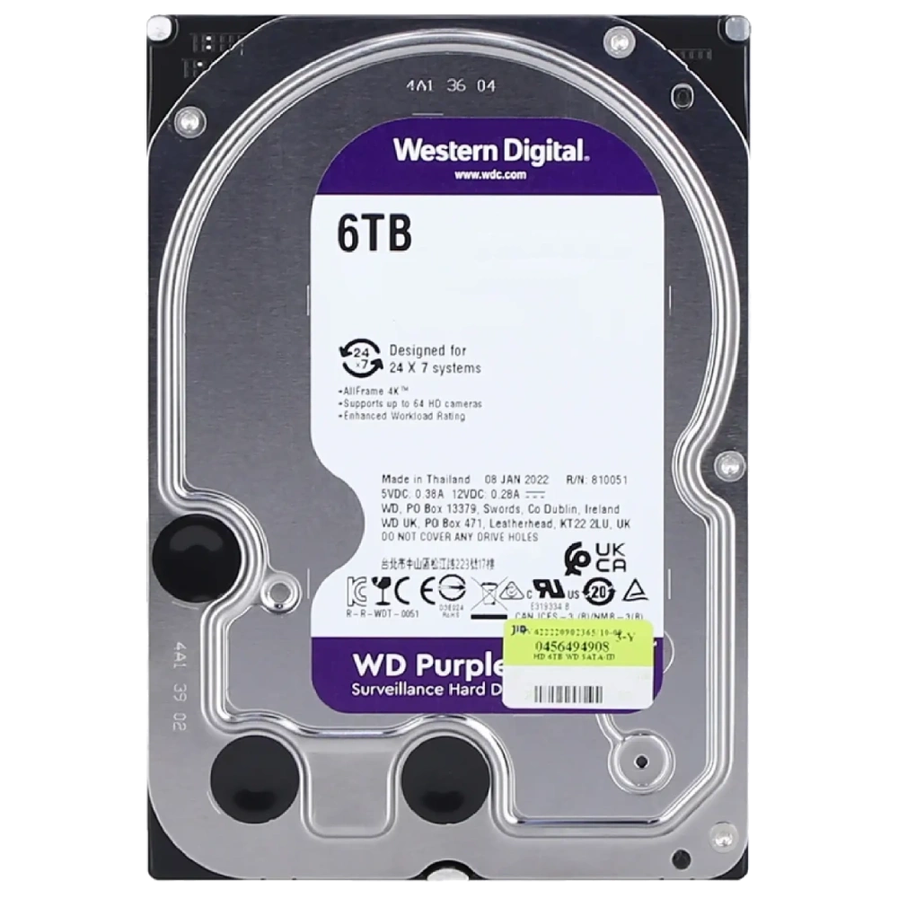 western digital wd purple surveillance wd63puru жорсткий диск