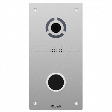 bas-ip av-05fd silver ip панель виклику з безконтактною кнопкою виклику