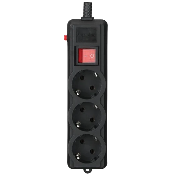 gembird spg3-g-15b-pro мережевий фільтр 4.5 м кабель 3 розеток