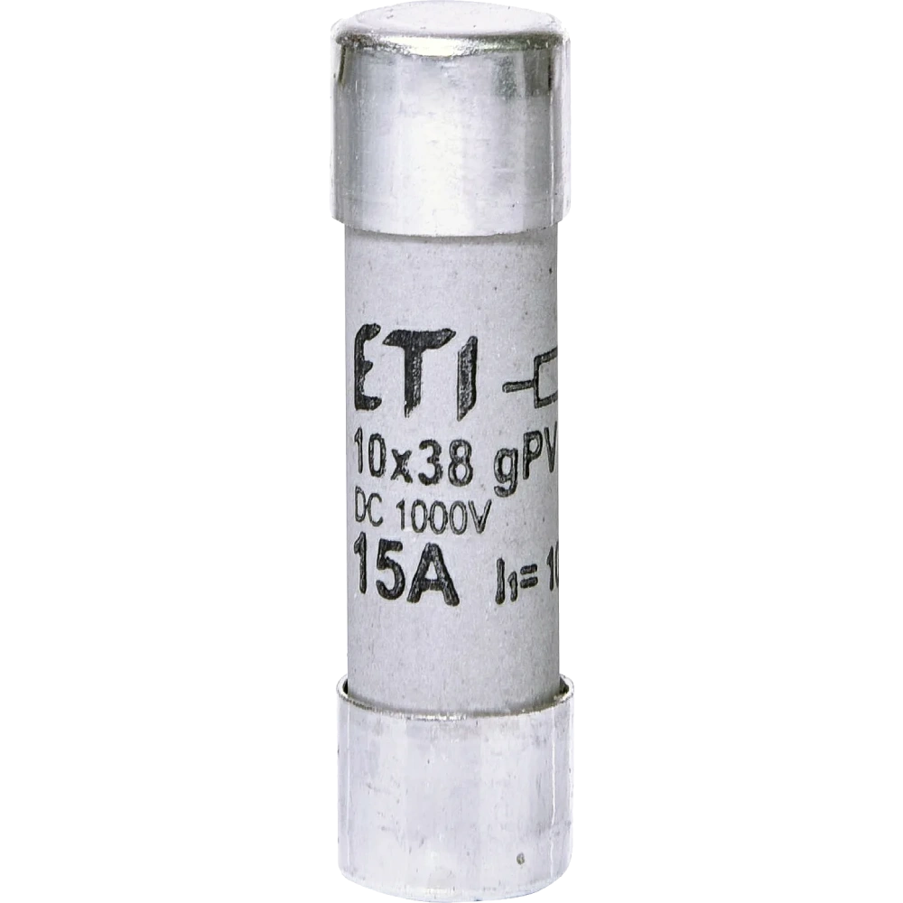 eti ch10x38 gpv 15a 1000v 10ka запобіжник
