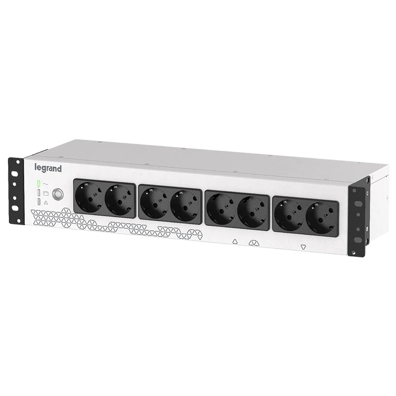legrand keor pdu 800ва/450вт, 8хschuko, usb джерело безперебійного живлення