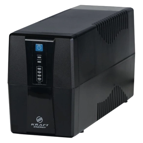 kraft krf-1500va/900w(lсd) ups джерело безперебійного живлення