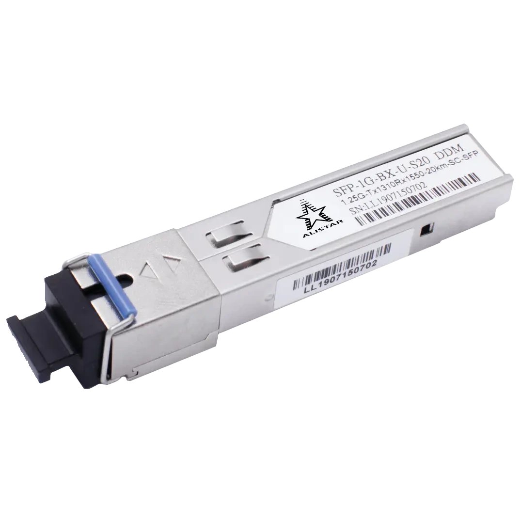 alistar sfp-1g-bx-u-s20 sfp 1g 1sm wdm sc 20km tx1310/rx1550nm ddm модуль