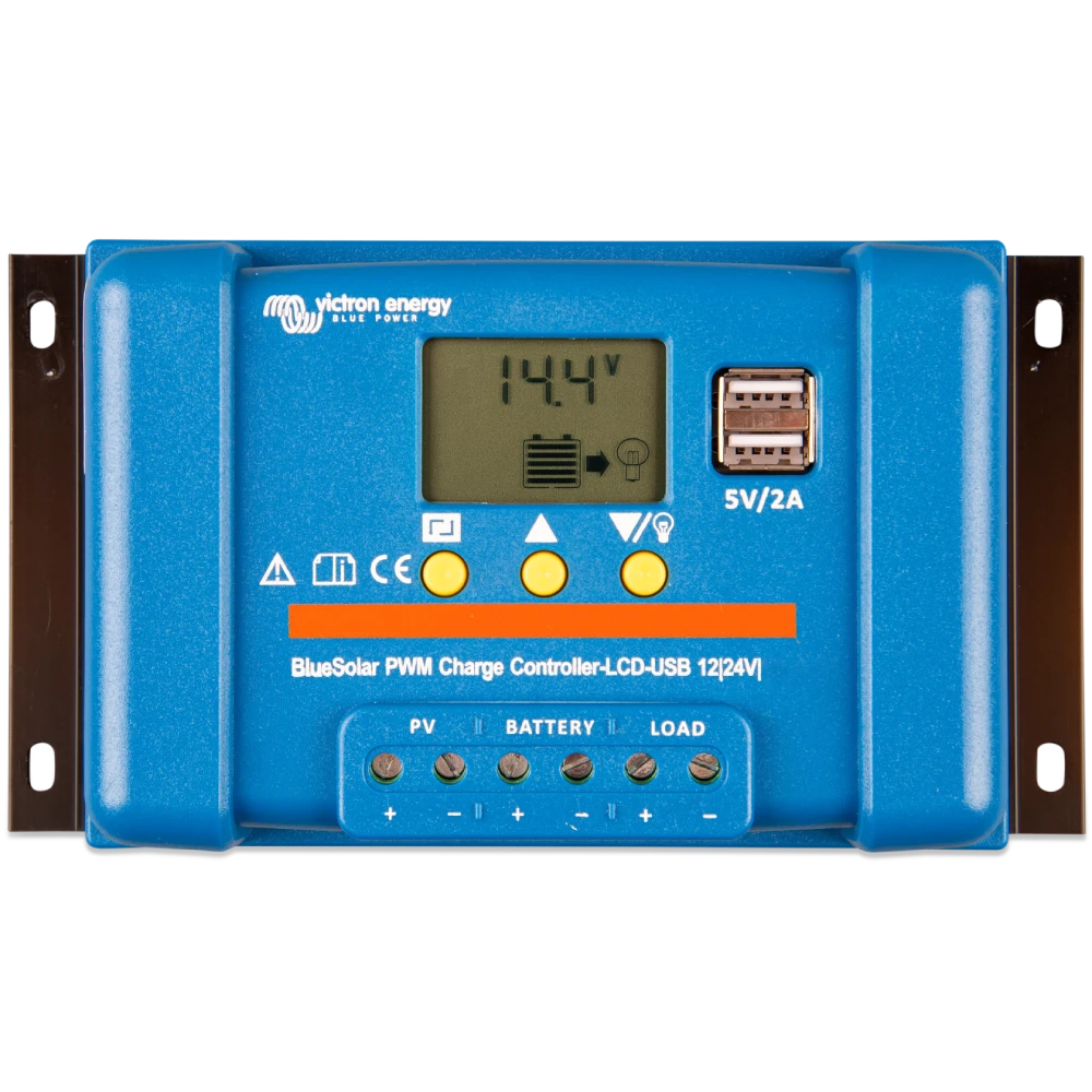 victron energy bluesolar pwm-lcd&usb 48-30 контролер заряду