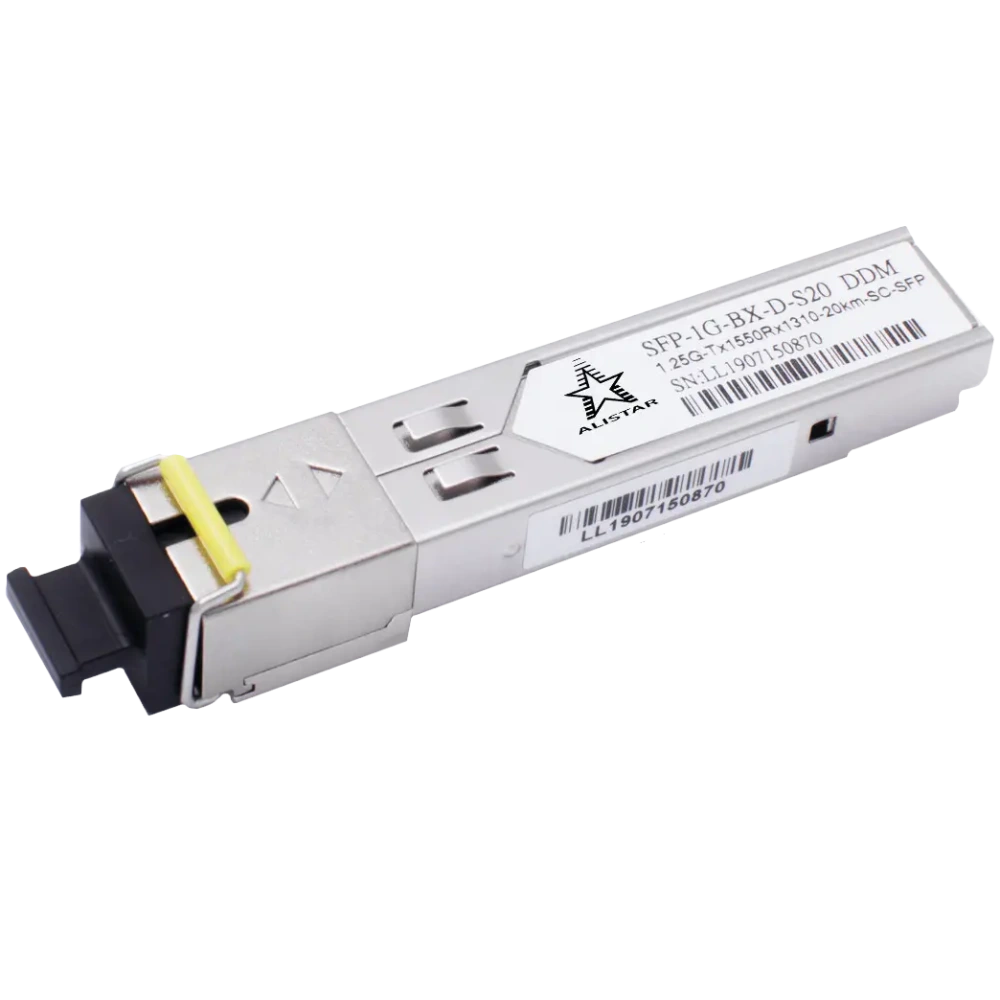 alistar sfp-1g-bx-d-s20 sfp 1g 1sm wdm sc 20km tx1550/rx1310nm ddm модуль