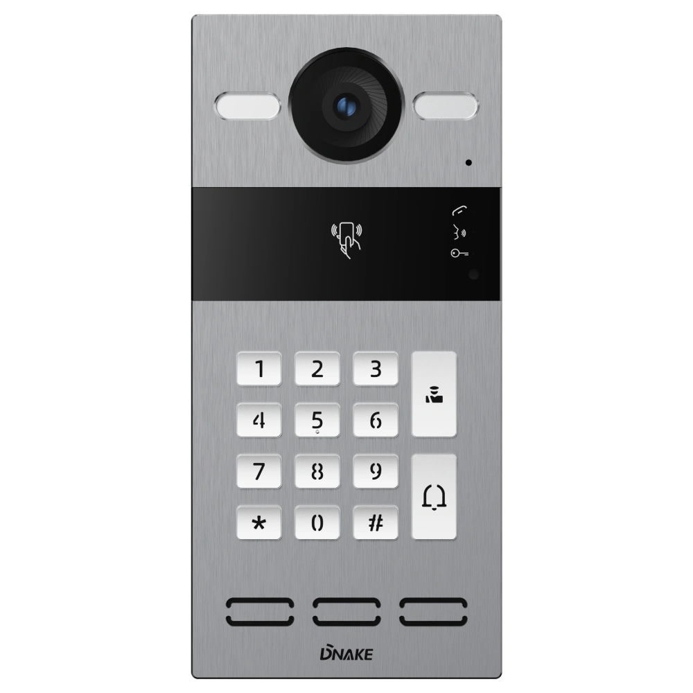 dnake s213k/s sip ip65, ik07 grey виклична панель