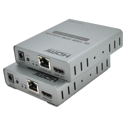 hdmi по utp кабелю з управлінням до 120м одноканальний активний подовжувач