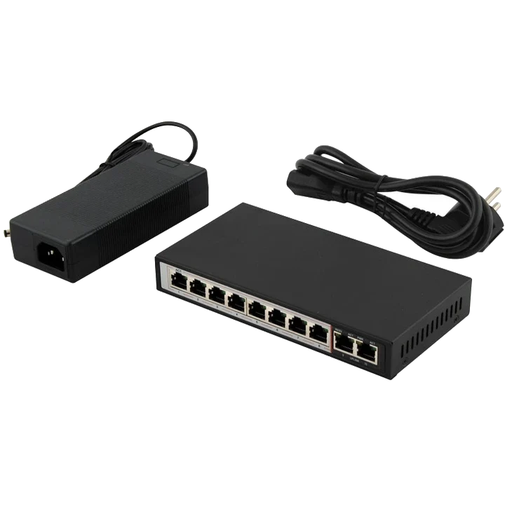 foxgate s6008g-g2-ai poe 120вт watchdog комутатор 8 портів некерований