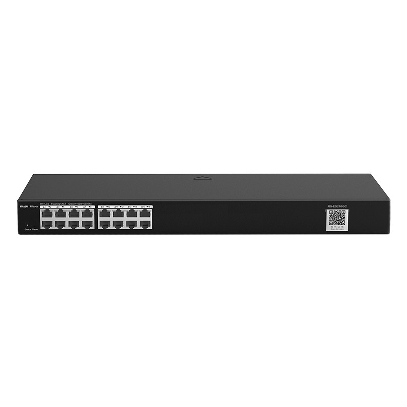 ruijie rg-es216gc 16-портовий гігабітний інтелектуальний комутатор