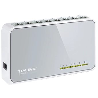 tp-link tl-sf1008d 8-портовий 10/100 мбіт/с настільний комутатор