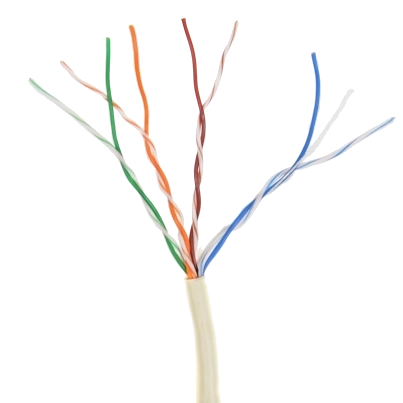 kraft utp cat5e 0.5 cca кабель (біметал внутрішній) 305 м