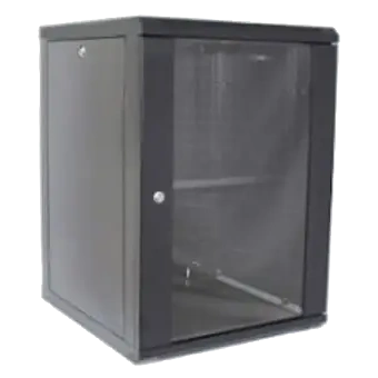 hypernet wmnc66-15u-flat-black шафа коммутаційна настінна