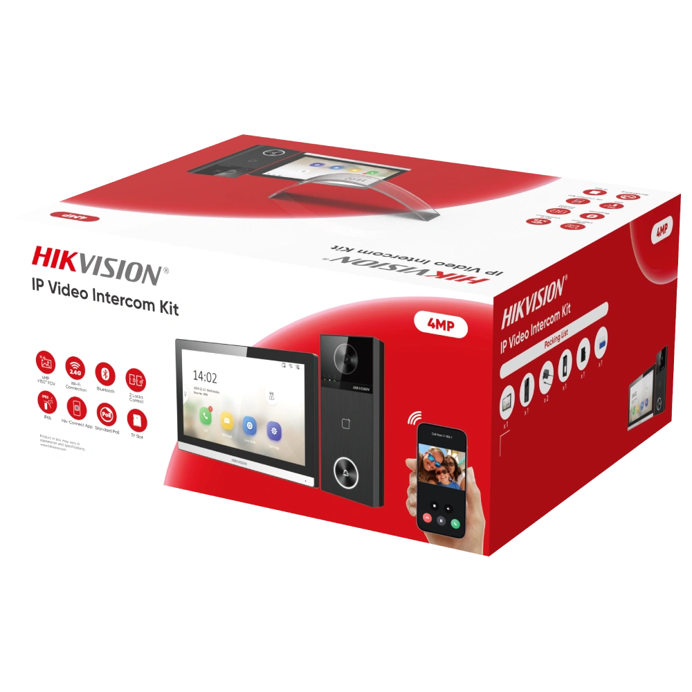hikvsion ds-kis610-p комплект ip-відеодомофона