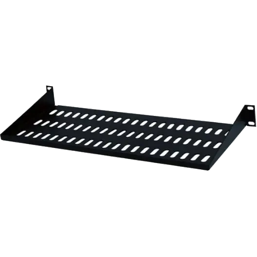 hypernet cs-200-1u-black 200мм 1u полиця консольна для шафи