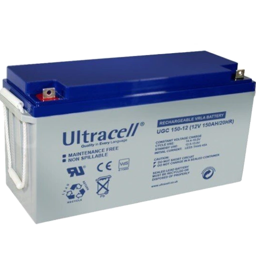 ultracell ucg150-12 150а•г 12в гелева свинцево-кислотна акумуляторна батарея