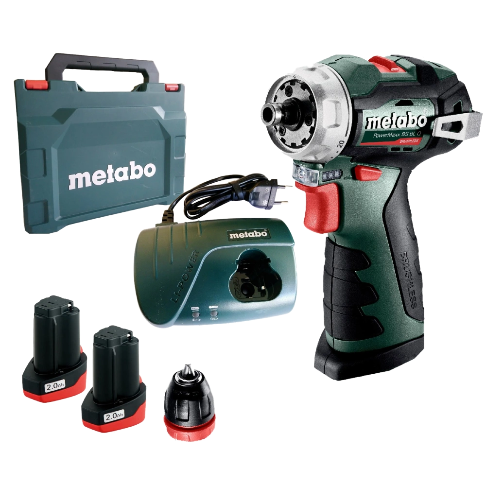 metabo powermaxx bs bl q (601749500) акумуляторний безщітковий дриль-шурупокрут