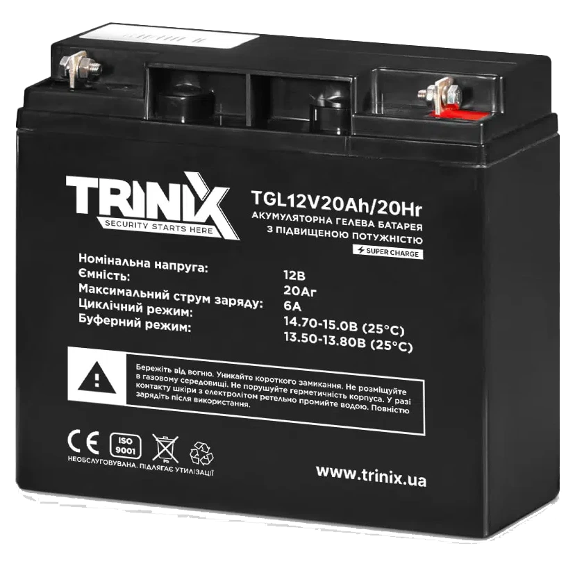 trinix gel 12v 20ah акумуляторна батарея