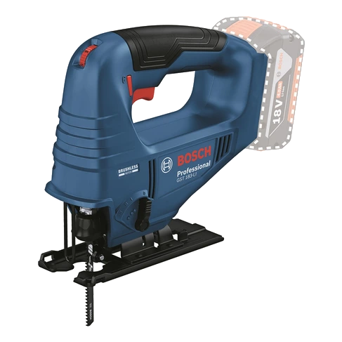 bosch professional gst 183-li solo c (06015b7020) акумуляторний безщітковий електролобзик