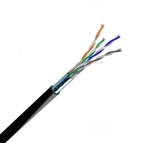 cat. 5e f/utp pe 4х2х24 awg (72567) бухта 305м. кабель вита пара ззкм (ftp мідь вуличний)