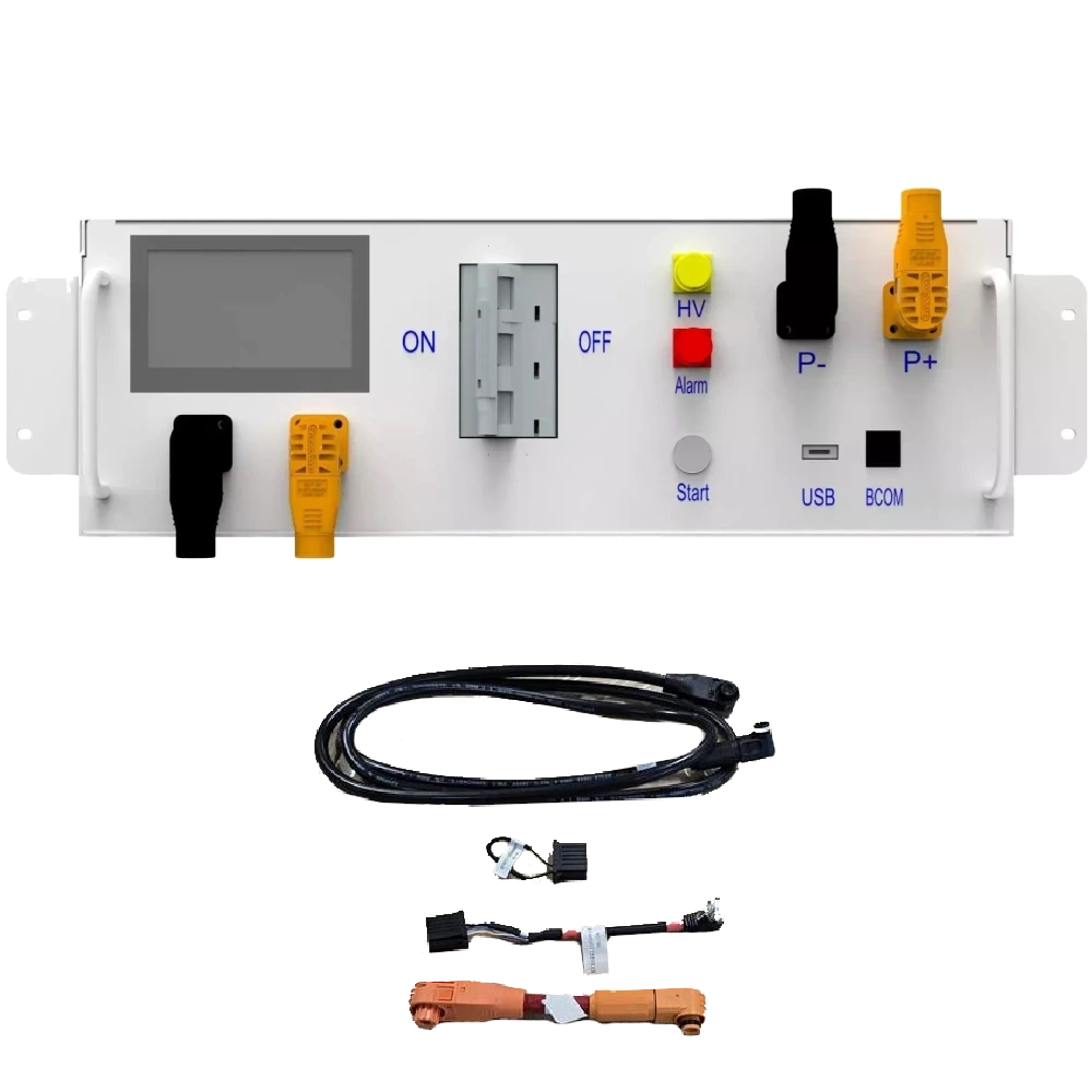 deye hvb750v/100a-eu 120-750v 100a + набір кабелей cистема керування високовольтною батареєю