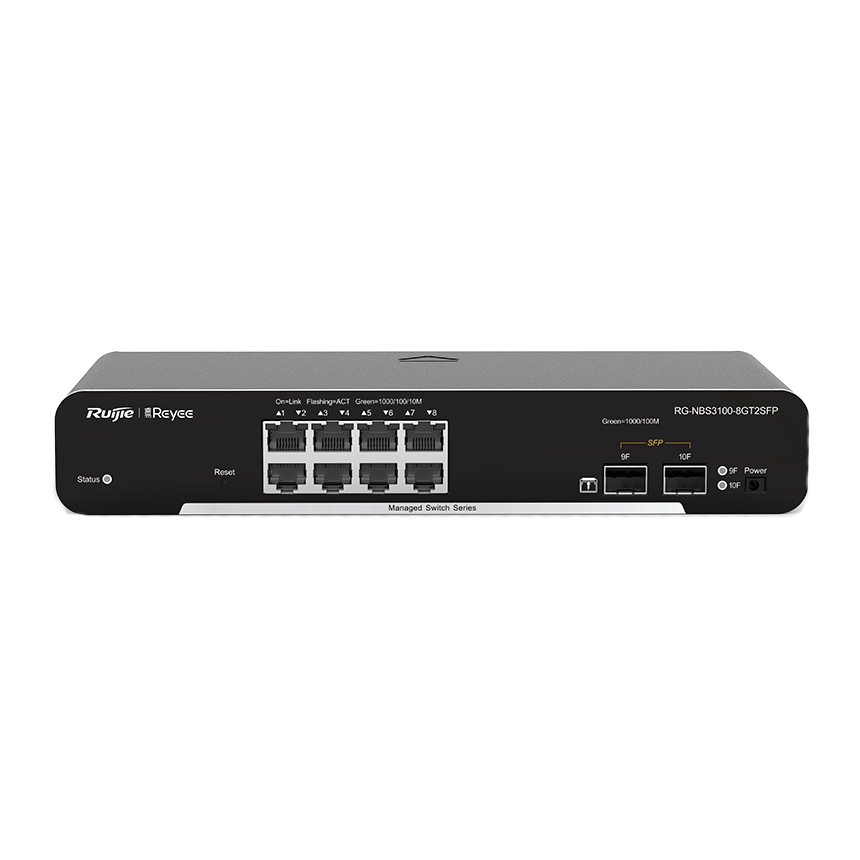 ruijie rg-nbs3100-8gt2sfp l2 комутатор 8 портів керований