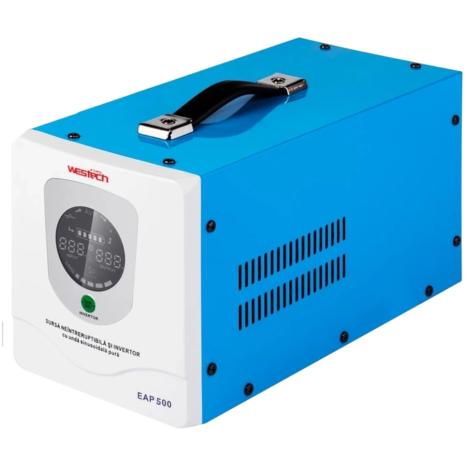 westech eap dual-800вa/500вт 12в однофазний з правильною синусоїдою джерело безперебійного живлення