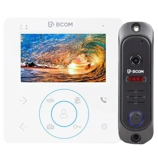 bcom bd-480m white kit комплект відеодомофона