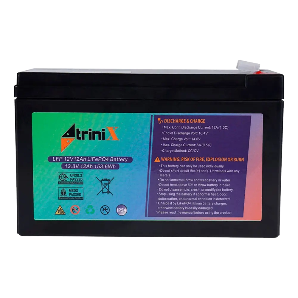 trinix lfp 12v12ah lifepo4 акумуляторна батарея