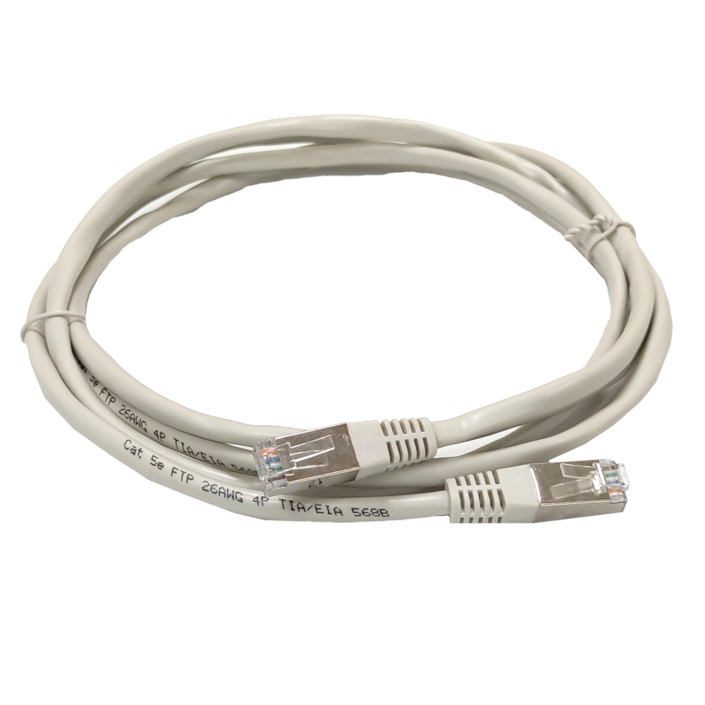 kingda paft4050 патч-корд ftp, 0.5 м, кат. 5e, сірий