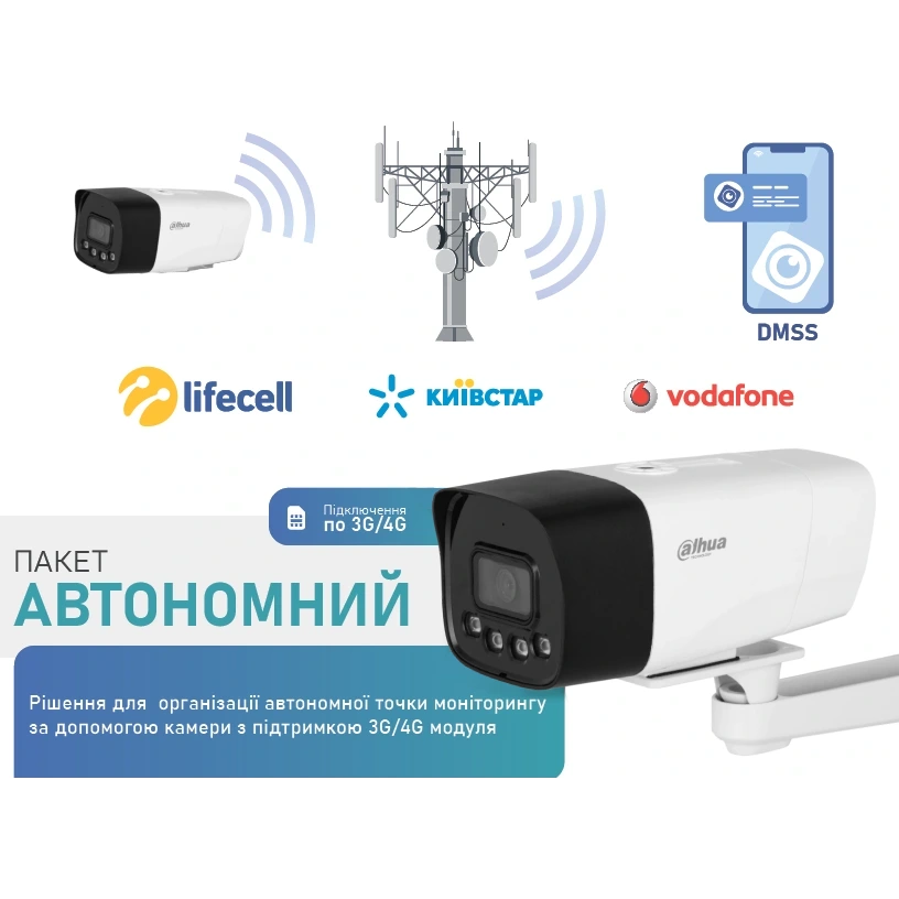 dahua warkit (4g) комплект