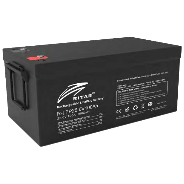 ritar r-lfp25.6v100ah g1 з bluetooth літієва акумуляторна батарея