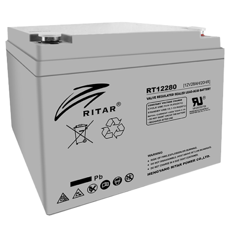 ritar agm rt12280 12v 28ah акумуляторна батарея