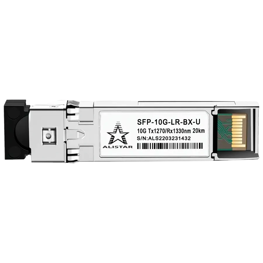alistar sfp-10g-lr-bx-u sfp+ 10g base-bx 1sm wdm lc 20km tx1270/rx1330nm dom модуль