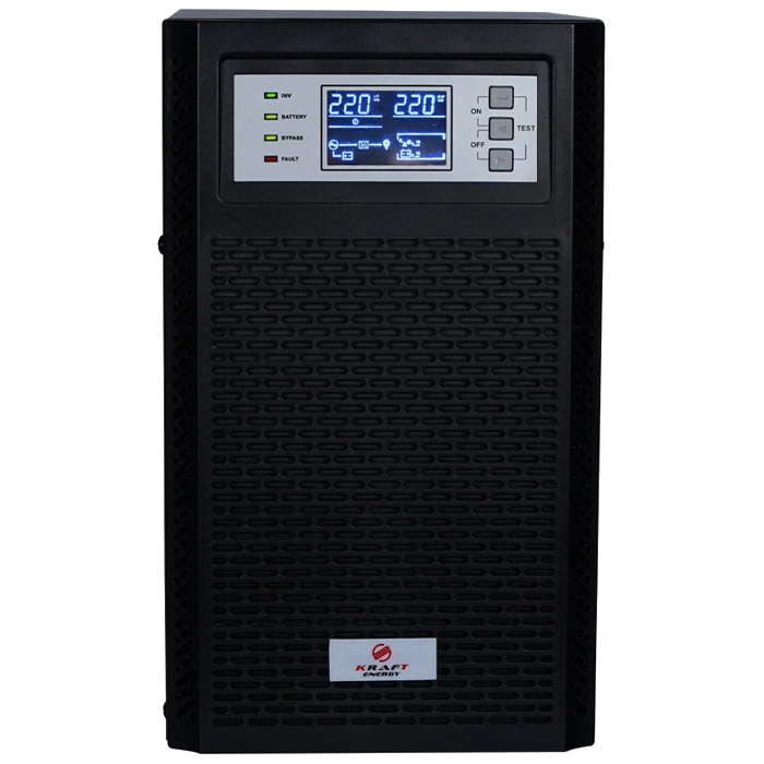 kraft krf-t10kva/10kw(lcd)ex pro online джерело безперебійного живлення