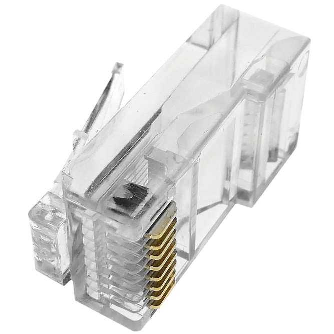 rj45 кат. 5e конектор з'єднувальний неекранований (упаковка 100 шт)