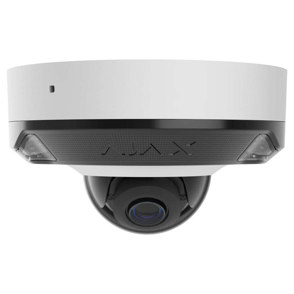 ajax domecam mini hl (5 mp/4 mm) white ip відеокамера