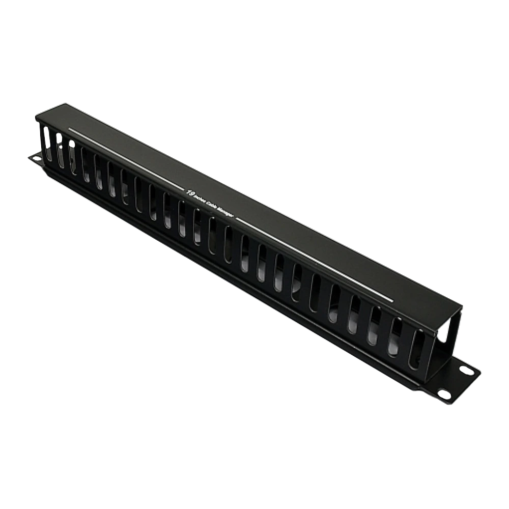 epnew plmn-060z кабельний організатор 1u з кришкою, чорний, epnew